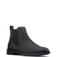 CLARKS</br>Γυναικεία Μποτάκια Μαύρο Δέρμα MEMI TOP Clarks