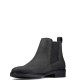 CLARKS</br>Γυναικεία Μποτάκια Μαύρο Δέρμα MEMI TOP Clarks