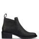 CLARKS</br>Γυναικεία Μποτάκια Μαύρο Δέρμα MEMI ZIP Clarks CLARKS</br>Γυναικεία Μποτάκια Μαύρο Δέρμα MEMI ZIP Clarks