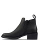 CLARKS</br>Γυναικεία Μποτάκια Μαύρο Δέρμα MEMI ZIP Clarks CLARKS</br>Γυναικεία Μποτάκια Μαύρο Δέρμα MEMI ZIP Clarks