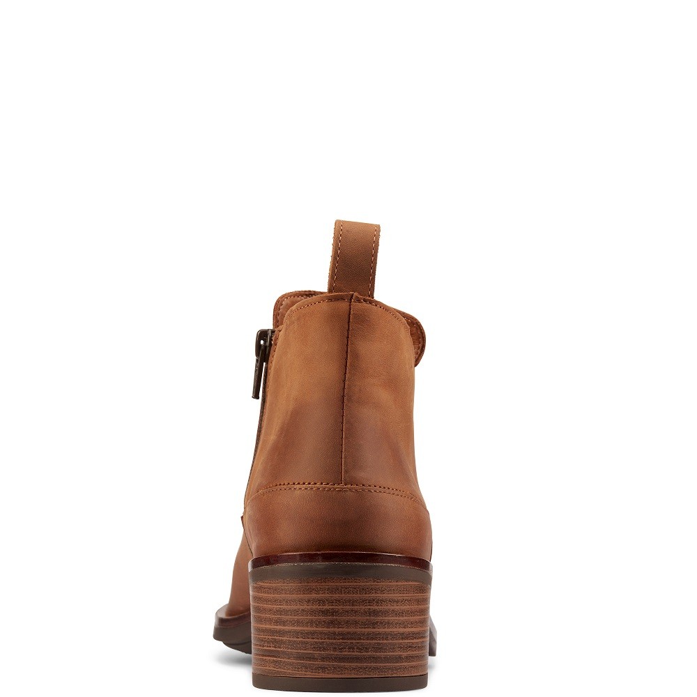 CLARKS</br>Γυναικεία Μποτάκια Ταμπά Δέρμα MEMI ZIP Clarks CLARKS</br>Γυναικεία Μποτάκια Ταμπά Δέρμα MEMI ZIP Clarks
