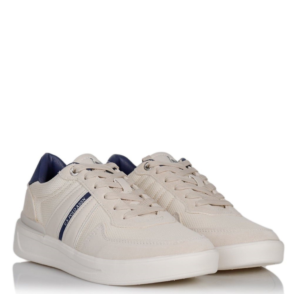 U.S. POLO ASSN.</br>Ανδρικά Sneakers Μπεζ NATE001-BEI008 U.S. Polo Assn. U.S. POLO ASSN.</br>Ανδρικά Sneakers Μπεζ NATE001-BEI008 U.S. Polo Assn.
