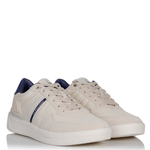 Ανδρικά Sneakers Μπεζ NATE001-BEI008 U.S. Polo Assn. Ανδρικά Sneakers Μπεζ NATE001-BEI008 U.S. Polo Assn.