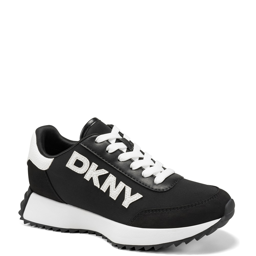 DKNY</br>DKNY NIVA K3316990-005 Γυναικεία Lace Up Sneakers Μαύρο/Λευκό