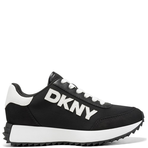 DKNY NIVA K3316990-005 Γυναικεία Lace Up Sneakers Μαύρο/Λευκό