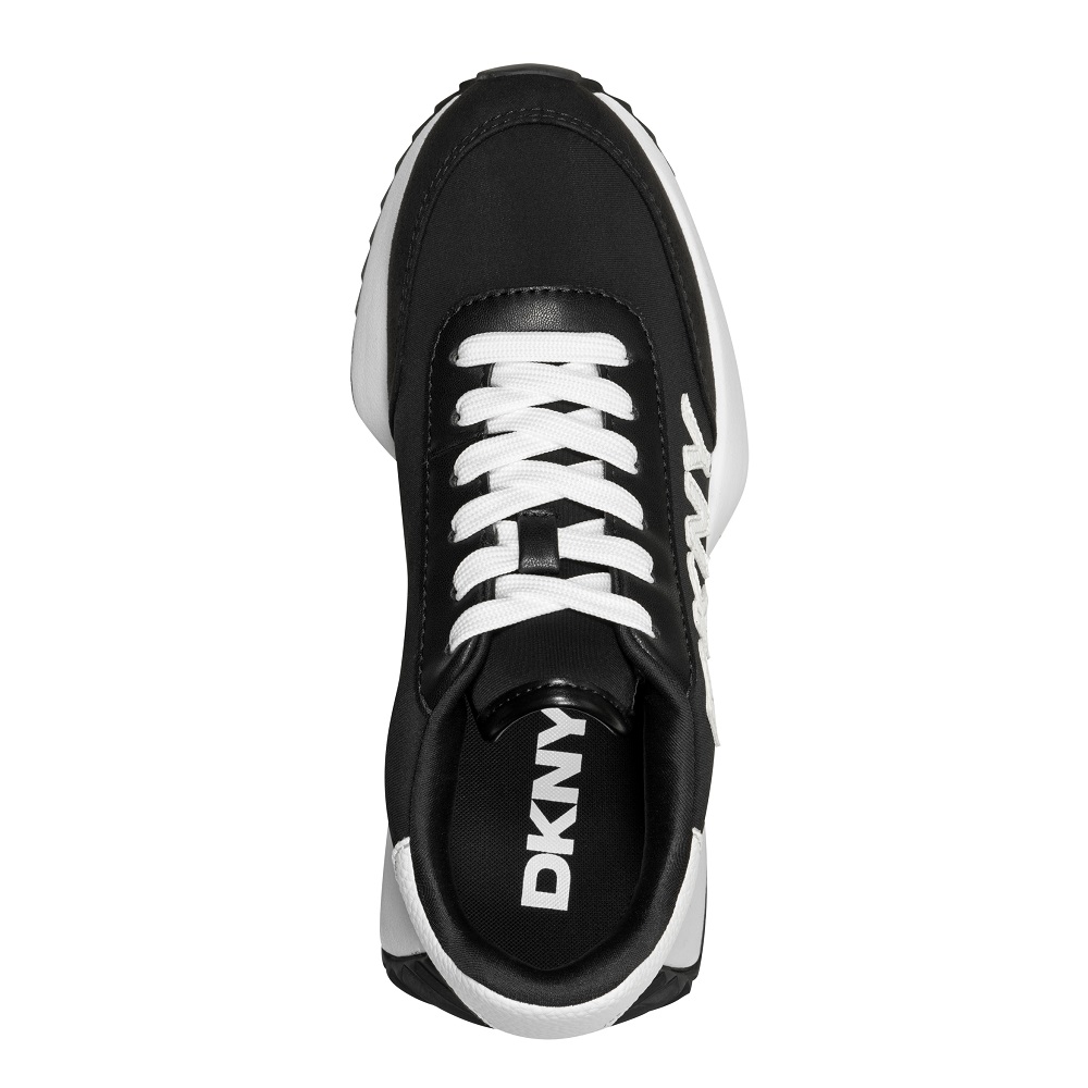 DKNY</br>DKNY NIVA K3316990-005 Γυναικεία Lace Up Sneakers Μαύρο/Λευκό DKNY</br>DKNY NIVA K3316990-005 Γυναικεία Lace Up Sneakers Μαύρο/Λευκό