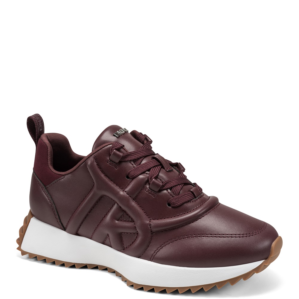 DKNY</br>DKNY NIX K4644005-SNG Γυναικεία Lace Up Sneakers Μπορντό