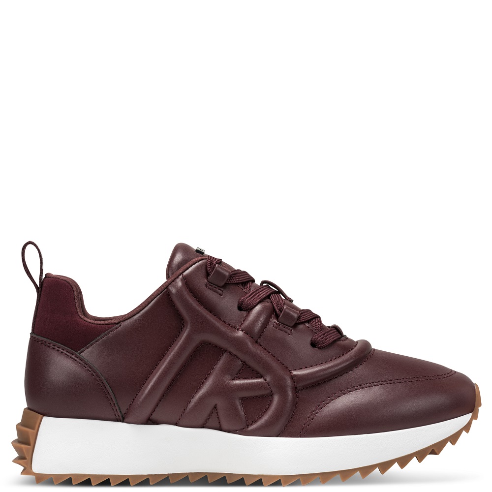DKNY</br>DKNY NIX K4644005-SNG Γυναικεία Lace Up Sneakers Μπορντό