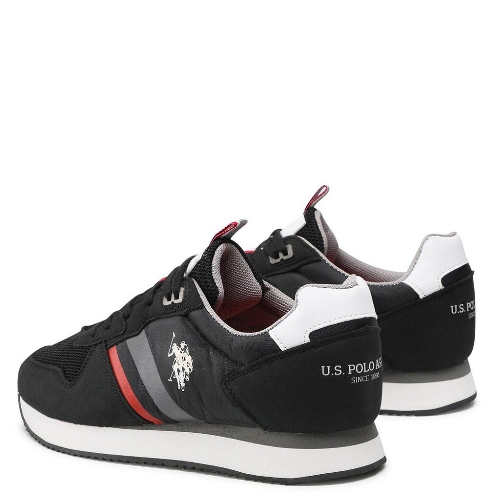 U.S. POLO ASSN.</br>Ανδρικά Sneakers Μαύρο NOBIL006-BLK U.S. Polo Assn. U.S. POLO ASSN.</br>Ανδρικά Sneakers Μαύρο NOBIL006-BLK U.S. Polo Assn.