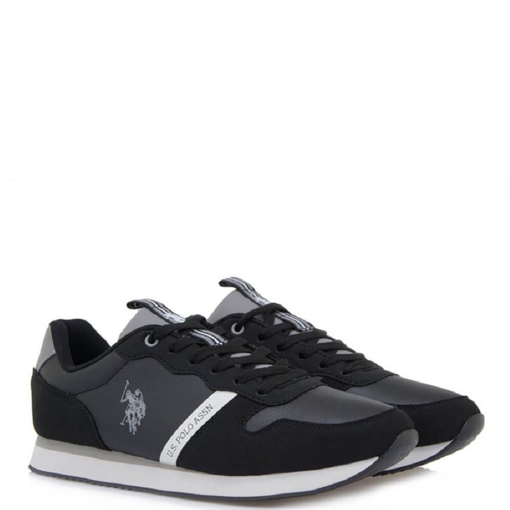 U.S. POLO ASSN.</br>Ανδρικά Sneakers Μαύρο NOBIL009A-BLK U.S. Polo Assn. U.S. POLO ASSN.</br>Ανδρικά Sneakers Μαύρο NOBIL009A-BLK U.S. Polo Assn.