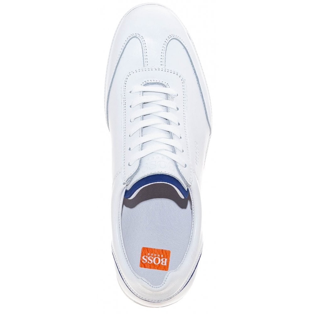 BOSS</br>Ανδρικά Sneakers Λευκό Δέρμα NP236 TOP Boss BOSS</br>Ανδρικά Sneakers Λευκό Δέρμα NP236 TOP Boss