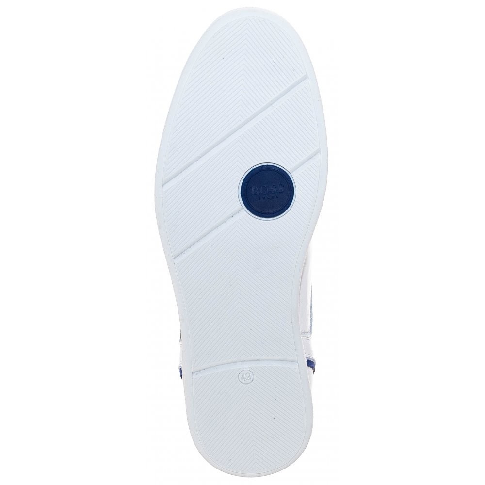 BOSS</br>Ανδρικά Sneakers Λευκό Δέρμα NP236 TOP Boss BOSS</br>Ανδρικά Sneakers Λευκό Δέρμα NP236 TOP Boss
