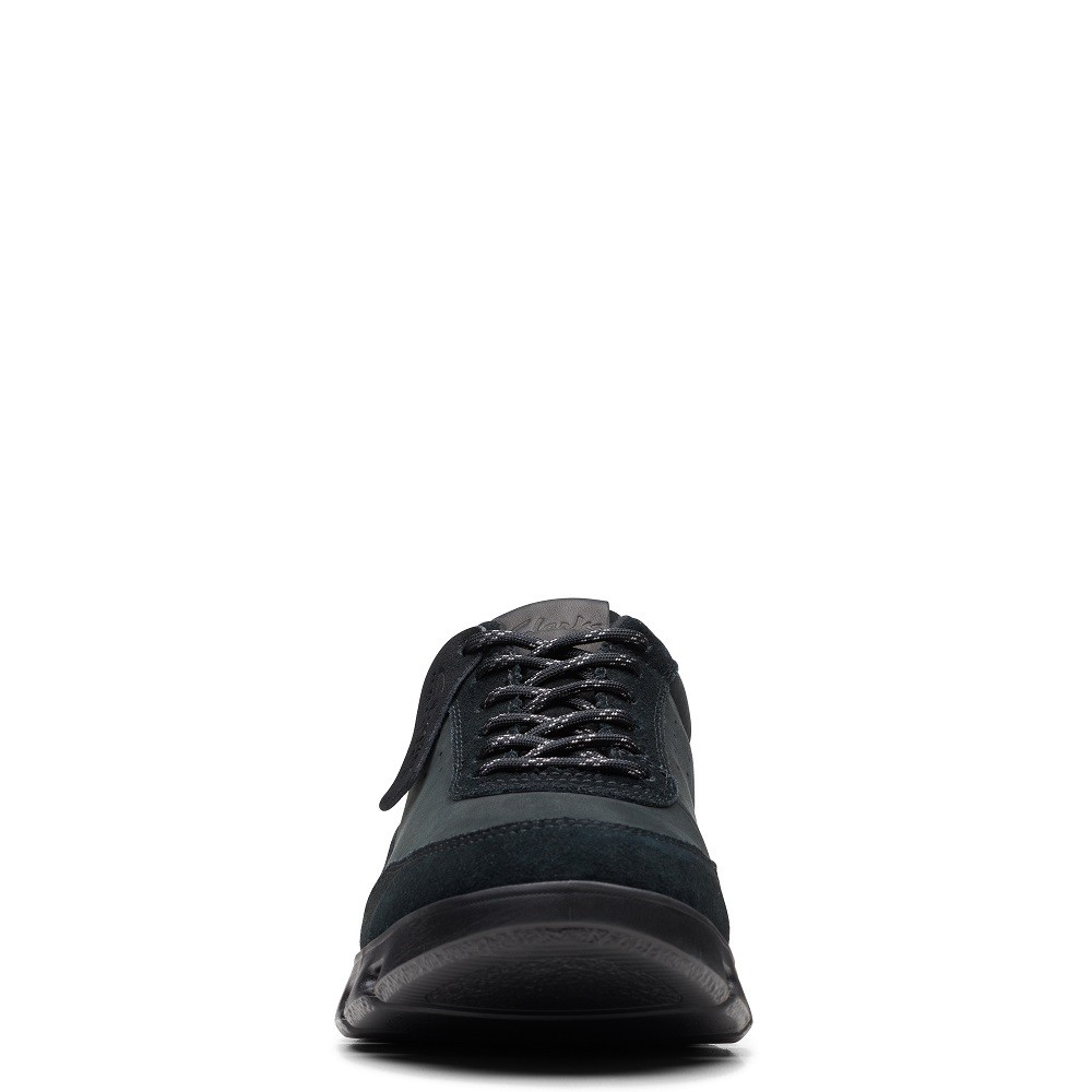 CLARKS</br>Ανδρικά Sneakers Μαύρο Δέρμα NATURE X ONE Clarks CLARKS</br>Ανδρικά Sneakers Μαύρο Δέρμα NATURE X ONE Clarks