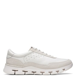 CLARKS</br>Ανδρικά Sneakers Λευκό Δέρμα NATURE X ONE Clarks