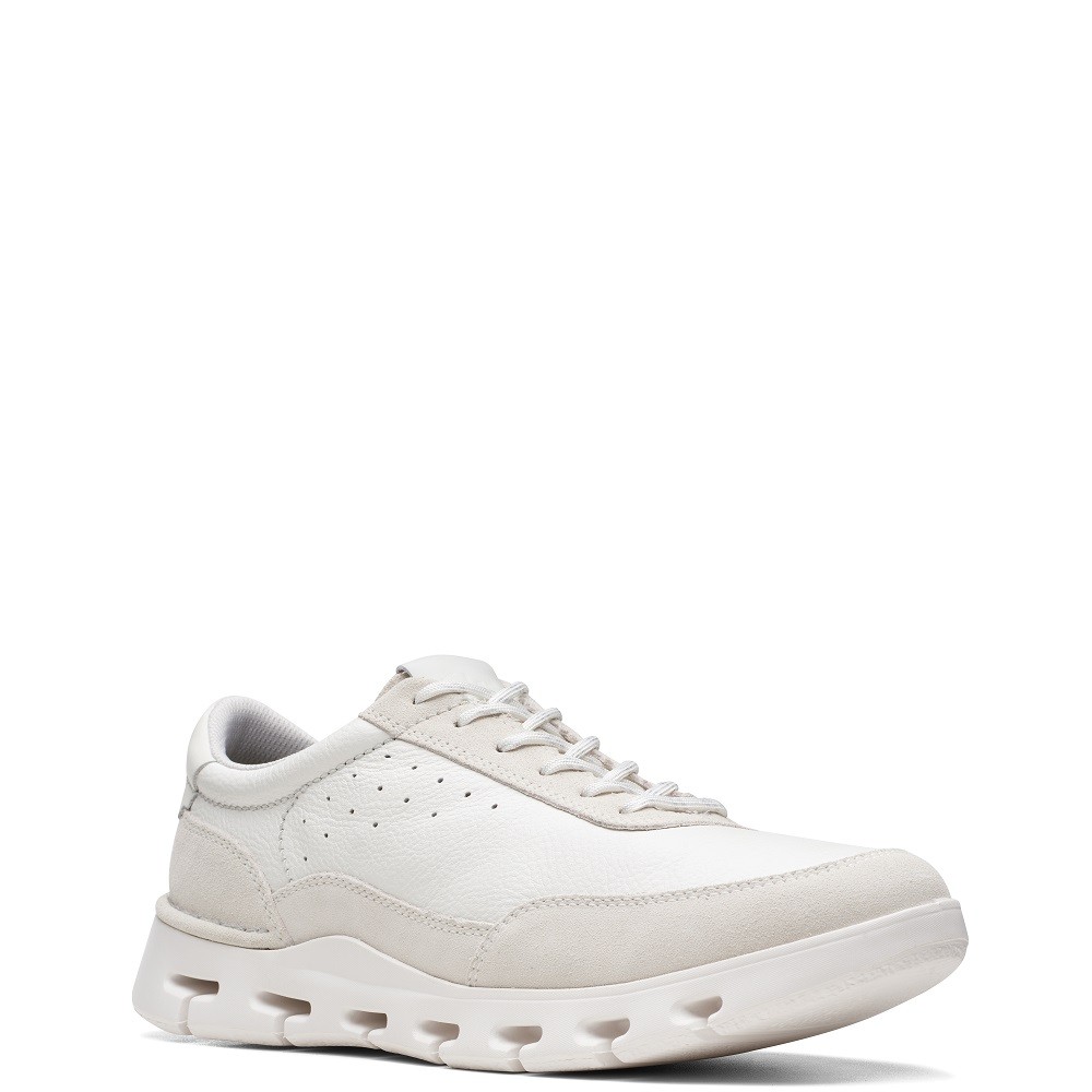 CLARKS</br>Ανδρικά Sneakers Λευκό Δέρμα NATURE X ONE Clarks CLARKS</br>Ανδρικά Sneakers Λευκό Δέρμα NATURE X ONE Clarks
