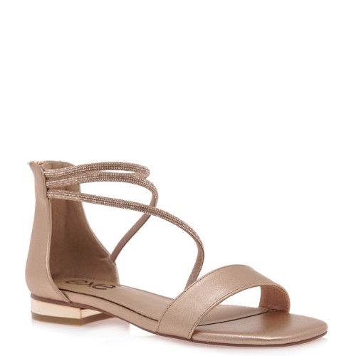 Γυναικεία Πέδιλα Ροζ Χρυσός Στρας AMELIA-546 Exe Γυναικεία Πέδιλα Ροζ Χρυσός Στρας AMELIA-546 Exe