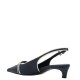 KALOGIROU</br>Kalogirou ΟΚΕΑΝΙΣ Γυναικεία Slingback Μπλε/Off White Δέρμα