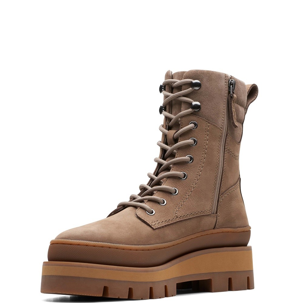 CLARKS</br>Γυναικεία Μποτάκια Πούρο Nubuck ORIANNA2 HIKE Clarks CLARKS</br>Γυναικεία Μποτάκια Πούρο Nubuck ORIANNA2 HIKE Clarks