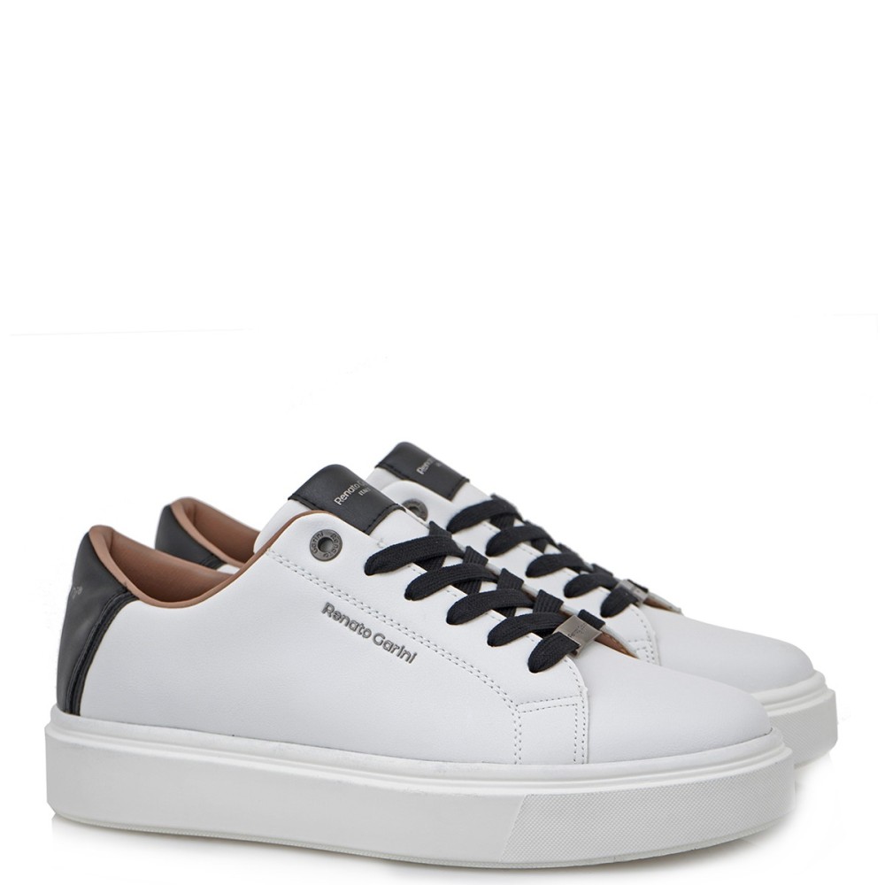 RENATO GARINI</br>Ανδρικά Sneakers Λευκό/Μαύρο ORLANDO-2407 Renato Garini RENATO GARINI</br>Ανδρικά Sneakers Λευκό/Μαύρο ORLANDO-2407 Renato Garini