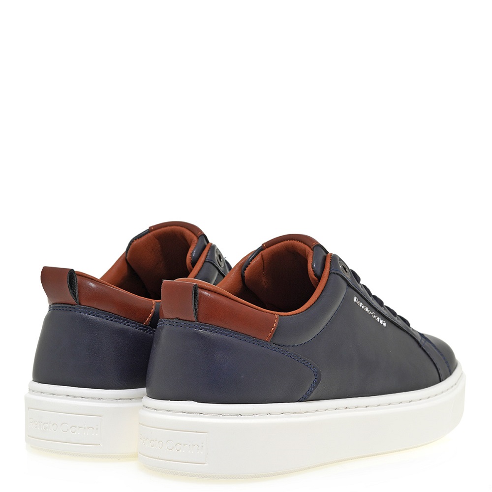 RENATO GARINI</br>Ανδρικά Sneakers Μπλε/Ταμπά ORLANDO-2409WLP Renato Garini RENATO GARINI</br>Ανδρικά Sneakers Μπλε/Ταμπά ORLANDO-2409WLP Renato Garini