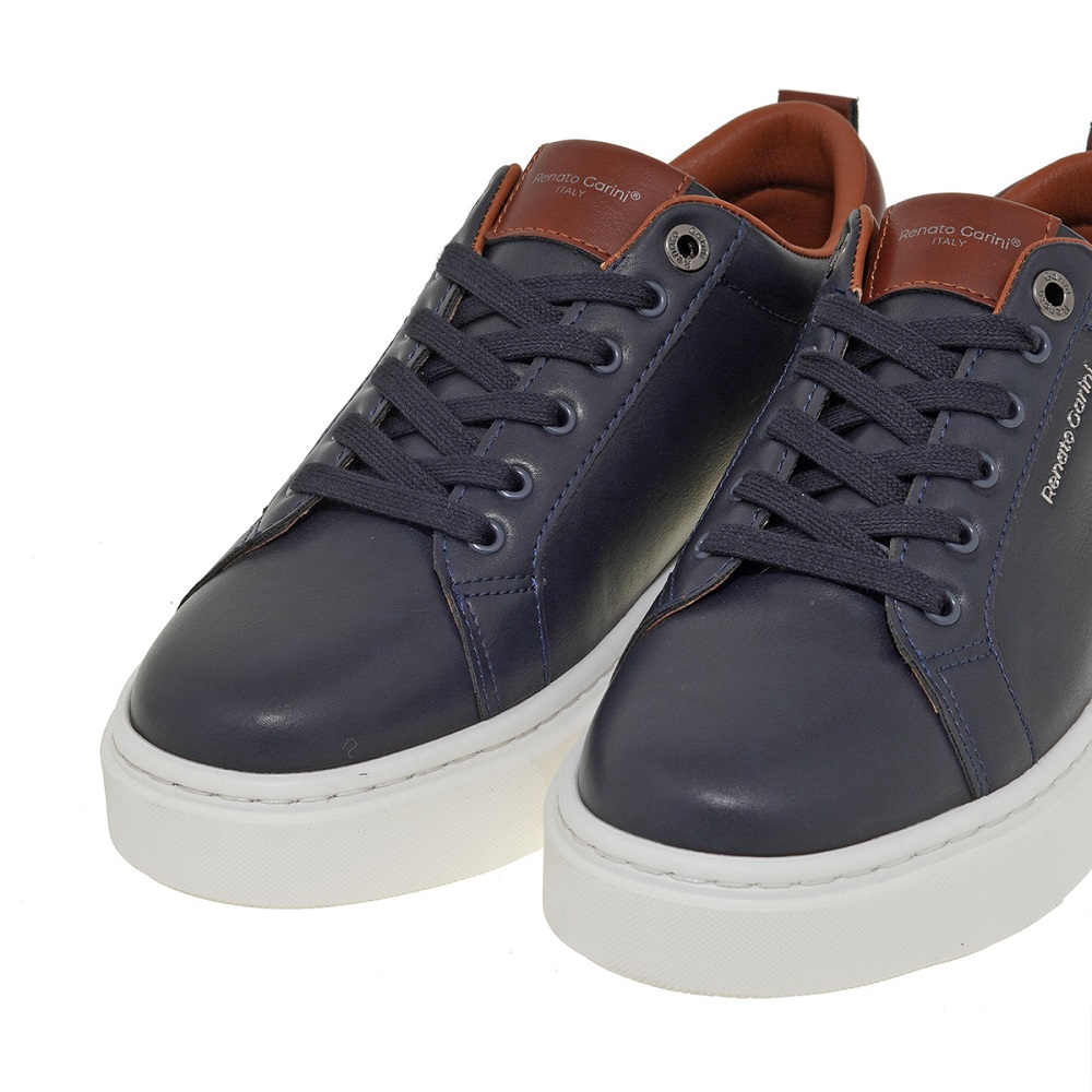 RENATO GARINI</br>Ανδρικά Sneakers Μπλε/Ταμπά ORLANDO-2409WLP Renato Garini RENATO GARINI</br>Ανδρικά Sneakers Μπλε/Ταμπά ORLANDO-2409WLP Renato Garini