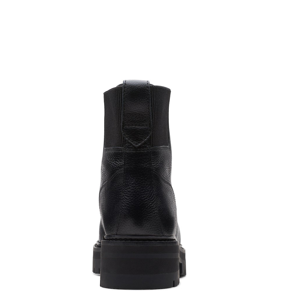 CLARKS</br>Γυναικεία Μποτάκια Μαύρο Δέρμα ORIANNA MID Clarks CLARKS</br>Γυναικεία Μποτάκια Μαύρο Δέρμα ORIANNA MID Clarks