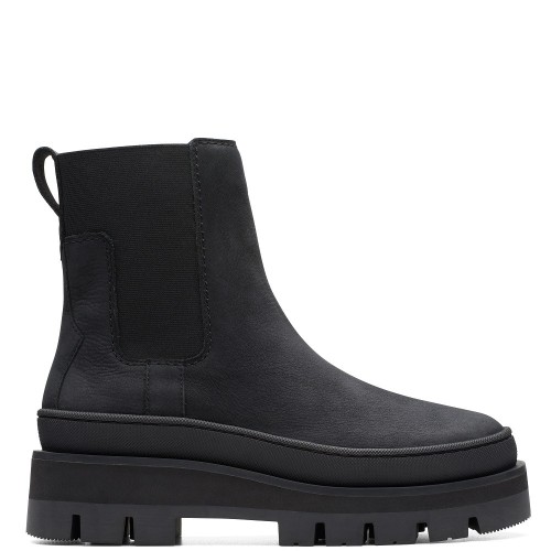 Γυναικεία Μποτάκια Μαύρο Nubuck ORIANNA2 TOP Clarks