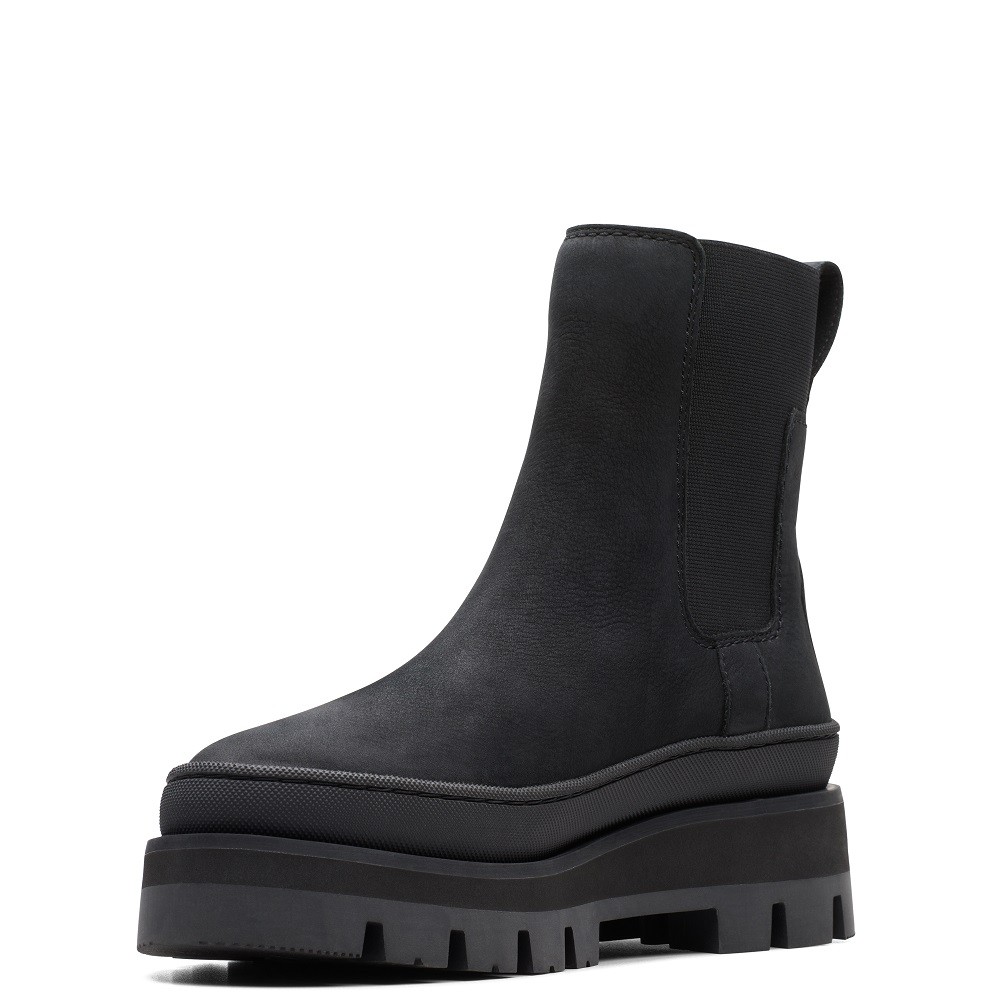 CLARKS</br>Γυναικεία Μποτάκια Μαύρο Nubuck ORIANNA2 TOP Clarks CLARKS</br>Γυναικεία Μποτάκια Μαύρο Nubuck ORIANNA2 TOP Clarks