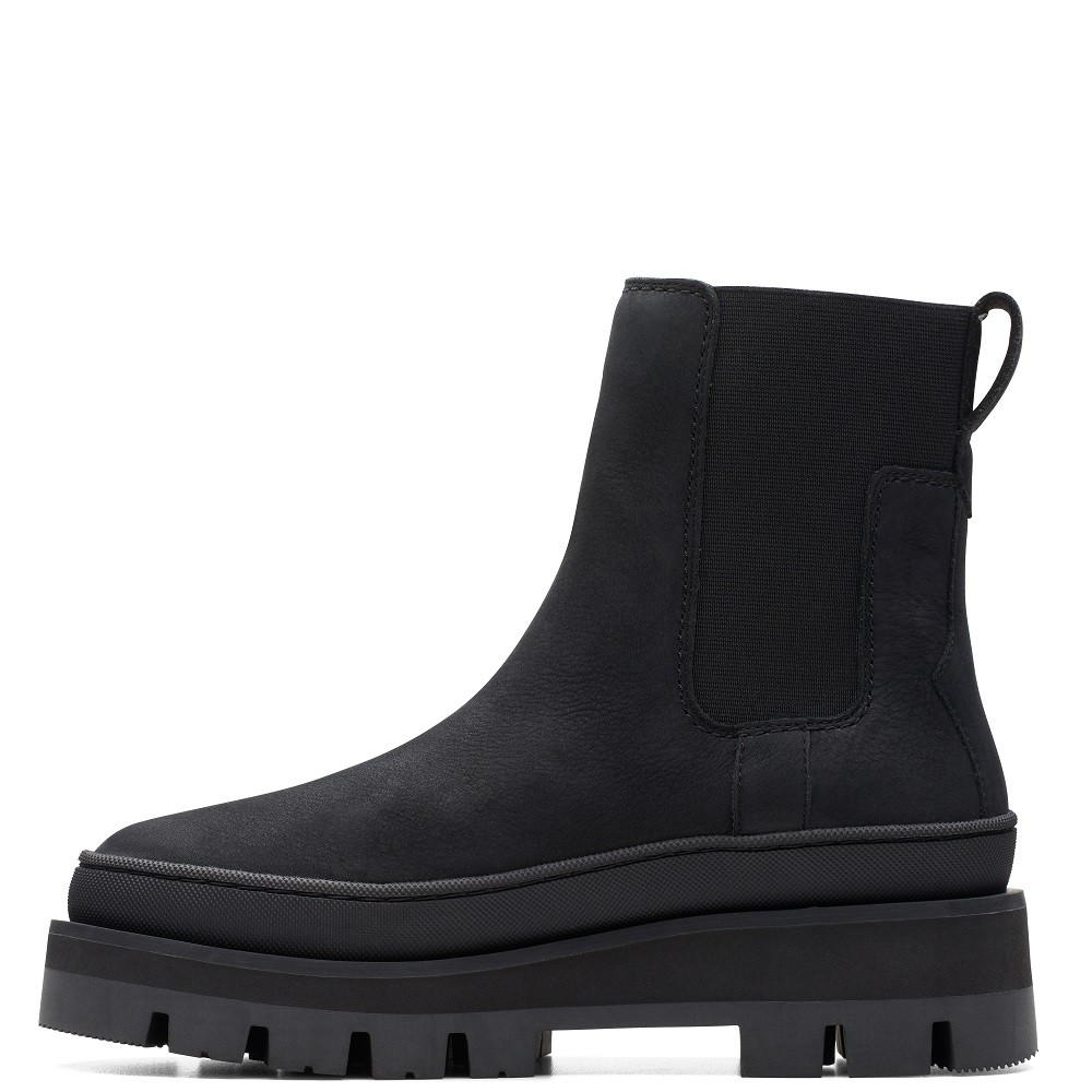 CLARKS</br>Γυναικεία Μποτάκια Μαύρο Nubuck ORIANNA2 TOP Clarks CLARKS</br>Γυναικεία Μποτάκια Μαύρο Nubuck ORIANNA2 TOP Clarks
