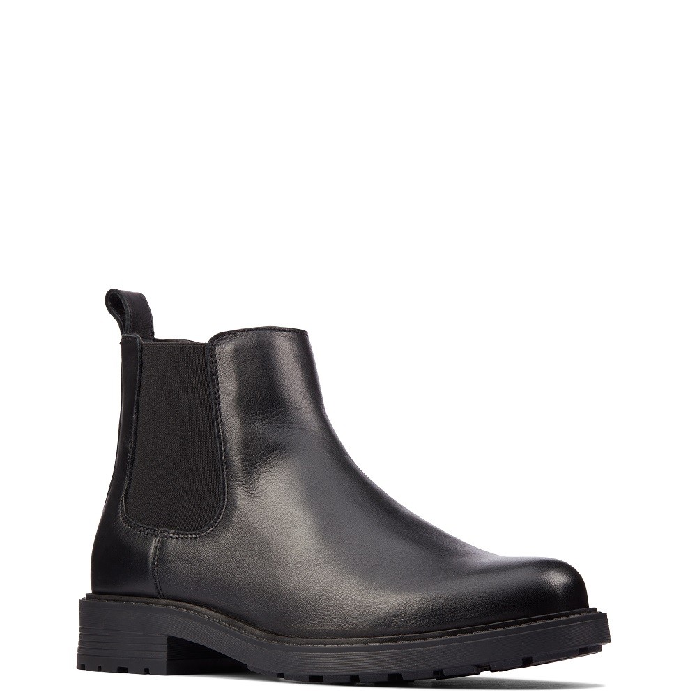 CLARKS</br>Γυναικεία Μποτάκια Μαύρο Δέρμα ORINOCO2 LANE Clarks CLARKS</br>Γυναικεία Μποτάκια Μαύρο Δέρμα ORINOCO2 LANE Clarks