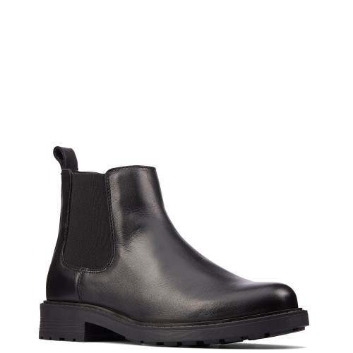 Γυναικεία Μποτάκια Μαύρο Δέρμα ORINOCO2 LANE Clarks Γυναικεία Μποτάκια Μαύρο Δέρμα ORINOCO2 LANE Clarks