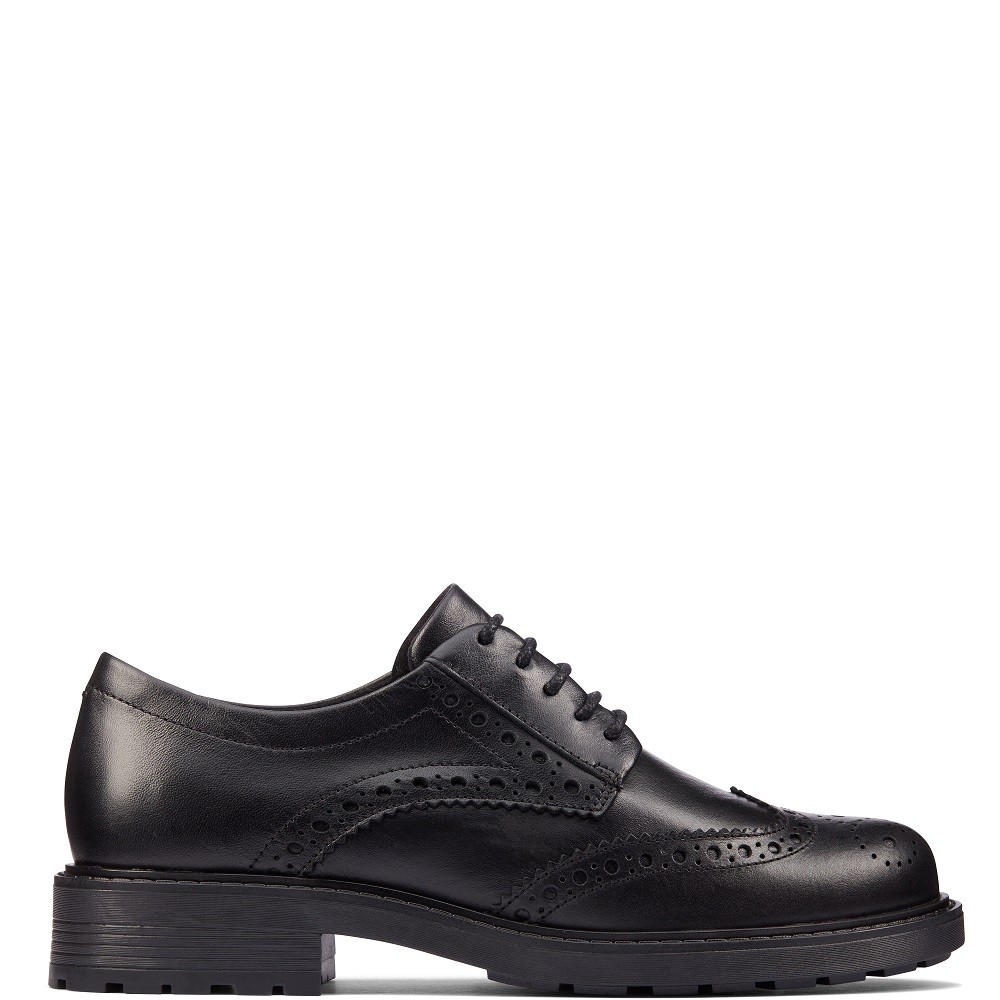 CLARKS</br>Γυναικεία Oxford Μαύρο Δέρμα ORINOCO2 LIMIT Clarks CLARKS</br>Γυναικεία Oxford Μαύρο Δέρμα ORINOCO2 LIMIT Clarks