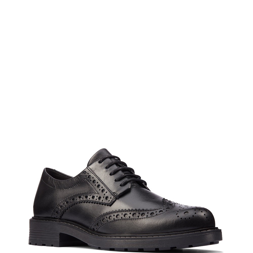 CLARKS</br>Γυναικεία Oxford Μαύρο Δέρμα ORINOCO2 LIMIT Clarks CLARKS</br>Γυναικεία Oxford Μαύρο Δέρμα ORINOCO2 LIMIT Clarks