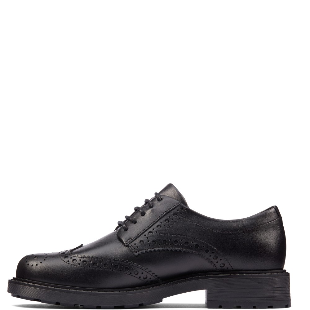 CLARKS</br>Γυναικεία Oxford Μαύρο Δέρμα ORINOCO2 LIMIT Clarks CLARKS</br>Γυναικεία Oxford Μαύρο Δέρμα ORINOCO2 LIMIT Clarks