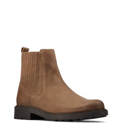 Γυναικεία Μποτάκια Καφέ Δέρμα ORINOCO2 MID Clarks