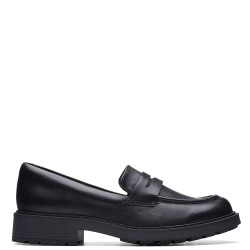 Γυναικεία Loafers Μαύρο Δέρμα ORINOCO2 PENNY Clarks