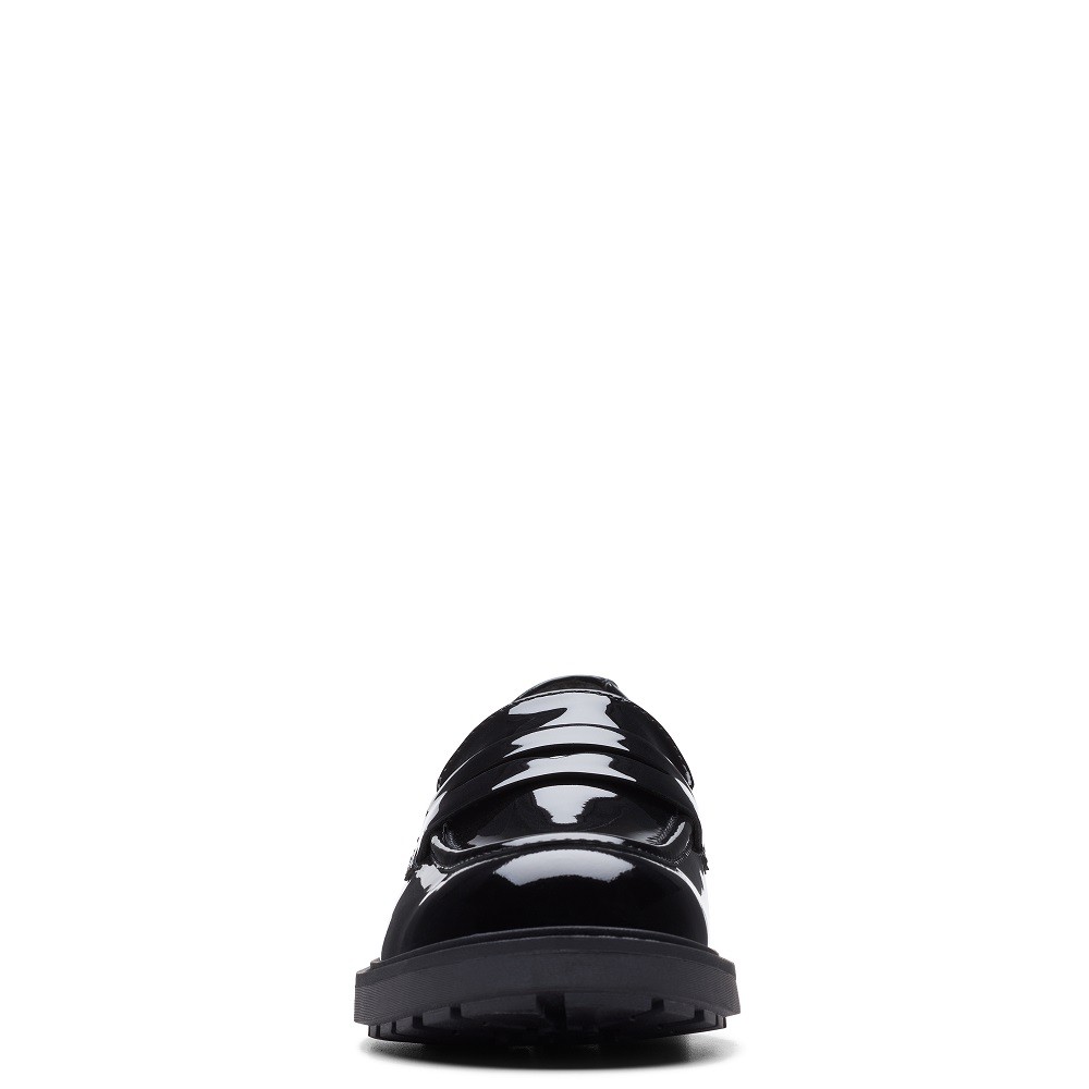 CLARKS</br>Γυναικεία Loafers Μαύρο Λουστρίνι ORINOCO2 PENNY Clarks CLARKS</br>Γυναικεία Loafers Μαύρο Λουστρίνι ORINOCO2 PENNY Clarks