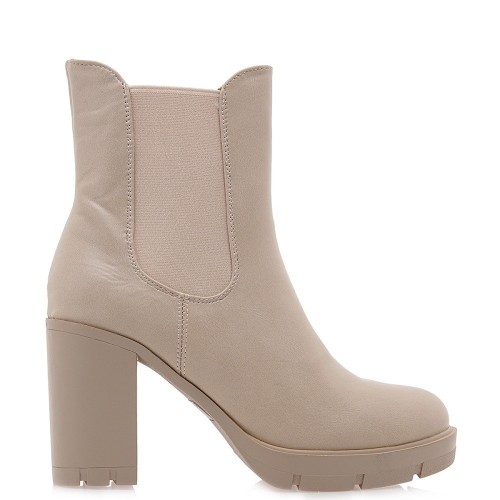 Γυναικεία Μποτάκια Μπεζ 786-22WEX112 Exe Γυναικεία Μποτάκια Μπεζ 786-22WEX112 Exe
