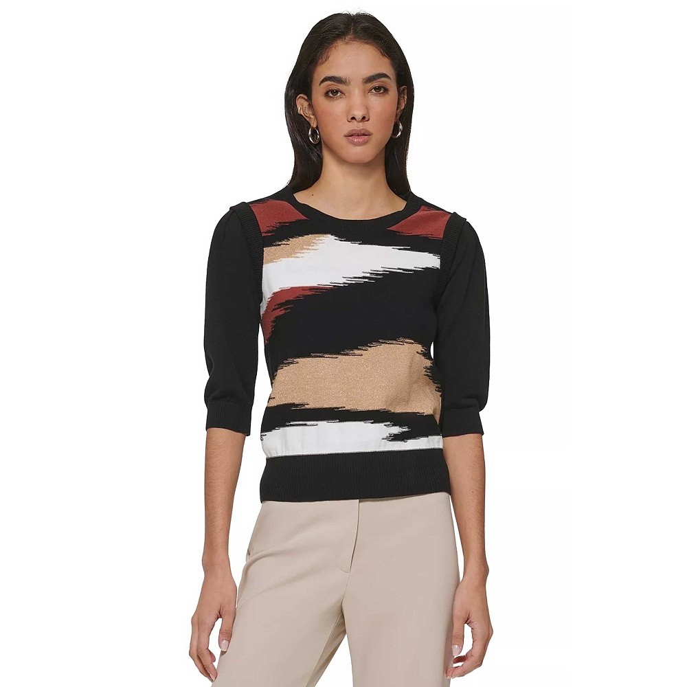 DKNY</br>Γυναικείο Πουλόβερ Μαύρο P3GSAK16-1BM DKNY DKNY</br>Γυναικείο Πουλόβερ Μαύρο P3GSAK16-1BM DKNY