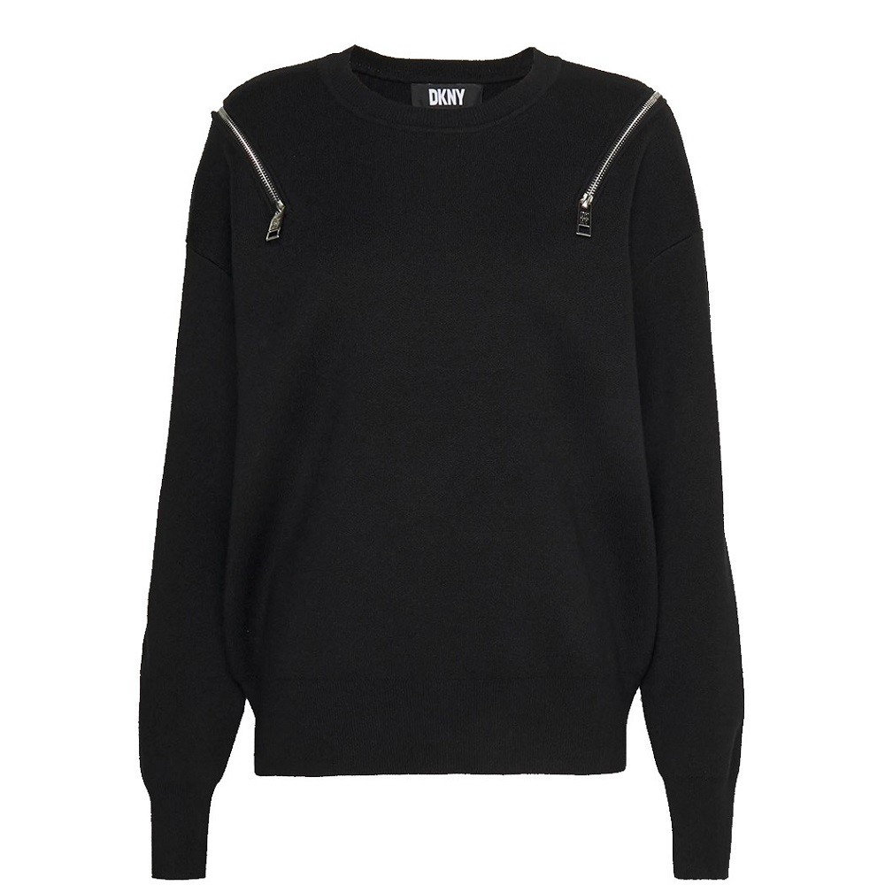DKNY</br>Γυναικείο Πουλόβερ Μαύρο P3HSAK01-BLK DKNY DKNY</br>Γυναικείο Πουλόβερ Μαύρο P3HSAK01-BLK DKNY