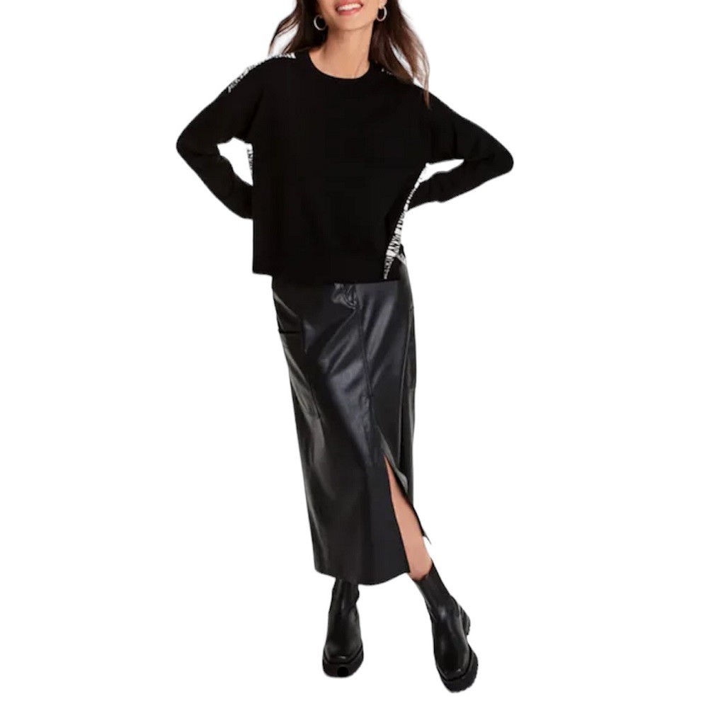 DKNY</br>Γυναικείο Πουλόβερ Μαύρο P3MSAJ92-BLK DKNY DKNY</br>Γυναικείο Πουλόβερ Μαύρο P3MSAJ92-BLK DKNY