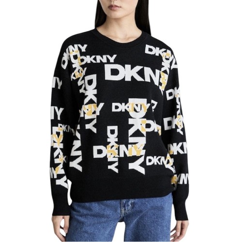 Γυναικείο Πουλόβερ Μαύρο P4MSAQ13-IUJ DKNY Γυναικείο Πουλόβερ Μαύρο P4MSAQ13-IUJ DKNY