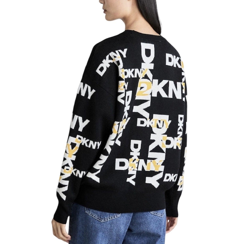 DKNY</br>Γυναικείο Πουλόβερ Μαύρο P4MSAQ13-IUJ DKNY DKNY</br>Γυναικείο Πουλόβερ Μαύρο P4MSAQ13-IUJ DKNY