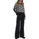 DKNY</br>Γυναικείο Πουλόβερ Μαύρο/Εκρού P4MSBQ07-BLI DKNY DKNY</br>Γυναικείο Πουλόβερ Μαύρο/Εκρού P4MSBQ07-BLI DKNY