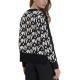 DKNY</br>Γυναικείο Πουλόβερ Μαύρο/Εκρού P4MSBQ07-BLI DKNY DKNY</br>Γυναικείο Πουλόβερ Μαύρο/Εκρού P4MSBQ07-BLI DKNY