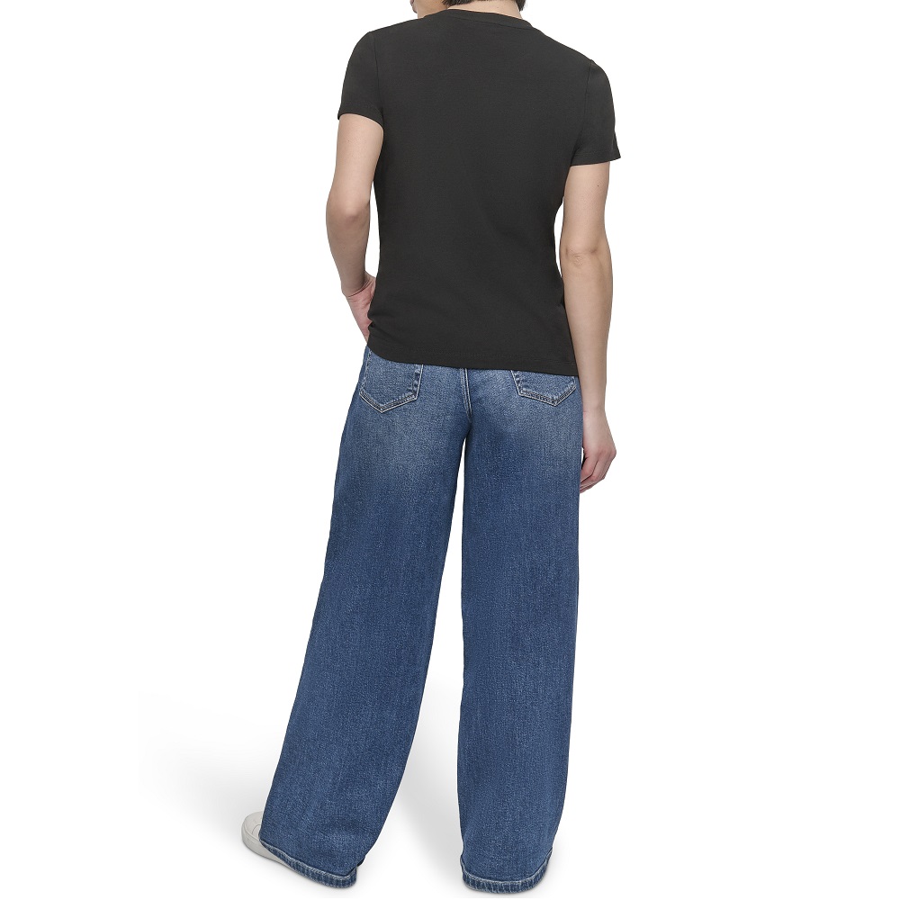 DKNY</br>DKNY P52H0WNA-BLK Γυναικείο T-shirt Μαύρο  DKNY</br>DKNY P52H0WNA-BLK Γυναικείο T-shirt Μαύρο