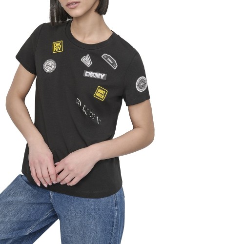 DKNY P52H0WNA-BLK Γυναικείο T-shirt Μαύρο  DKNY P52H0WNA-BLK Γυναικείο T-shirt Μαύρο