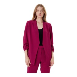 DKNY</br>DKNY P9RCAAWI-BT3 Γυναικείο Σακάκι Μπορντό