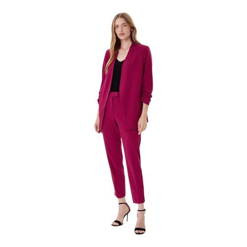 DKNY P9RCAAWI-BT3 Γυναικείο Σακάκι Μπορντό DKNY P9RCAAWI-BT3 Γυναικείο Σακάκι Μπορντό