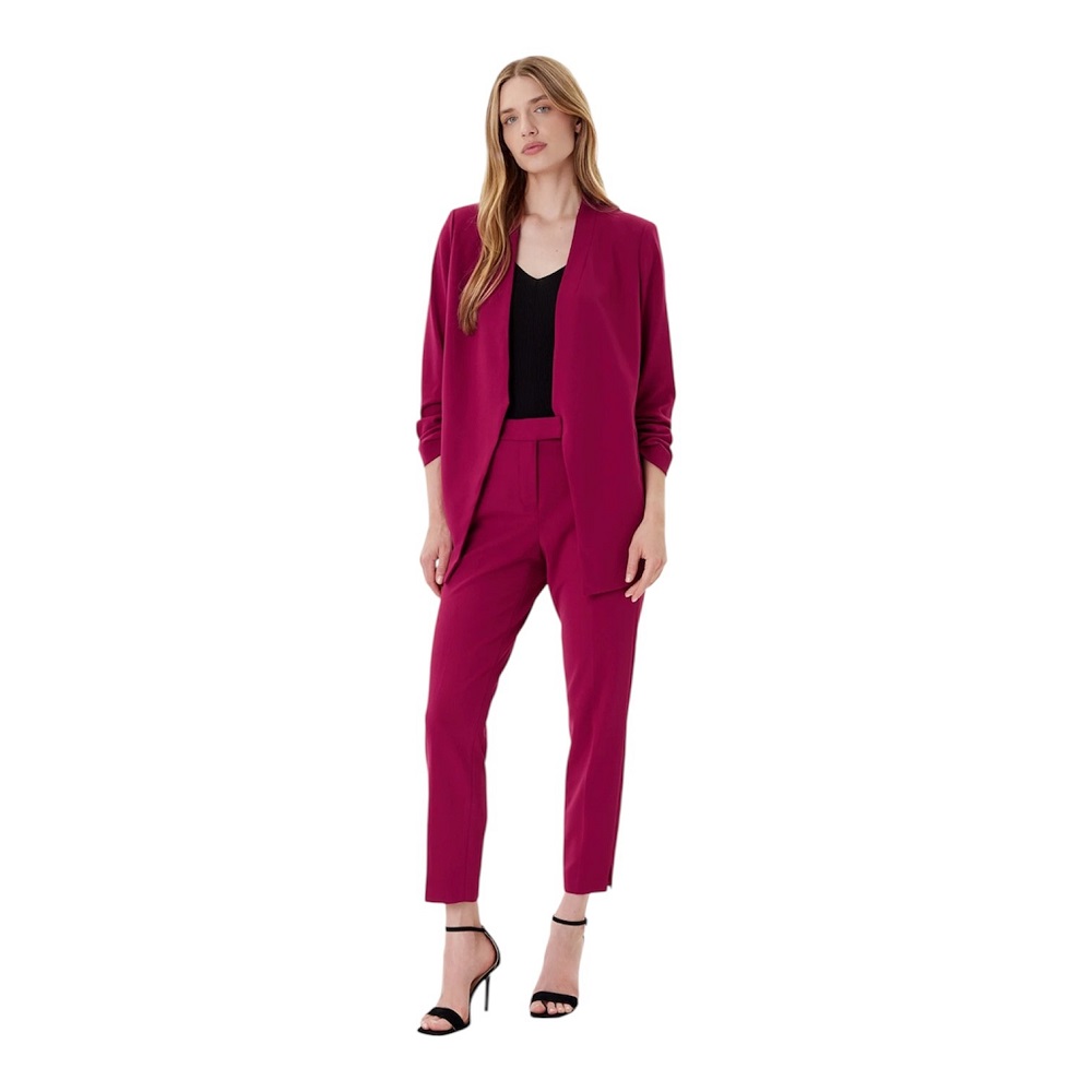 DKNY</br>DKNY P9RK6AWP-BT3 Γυναικείο Παντελόνι Μπορντό DKNY</br>DKNY P9RK6AWP-BT3 Γυναικείο Παντελόνι Μπορντό
